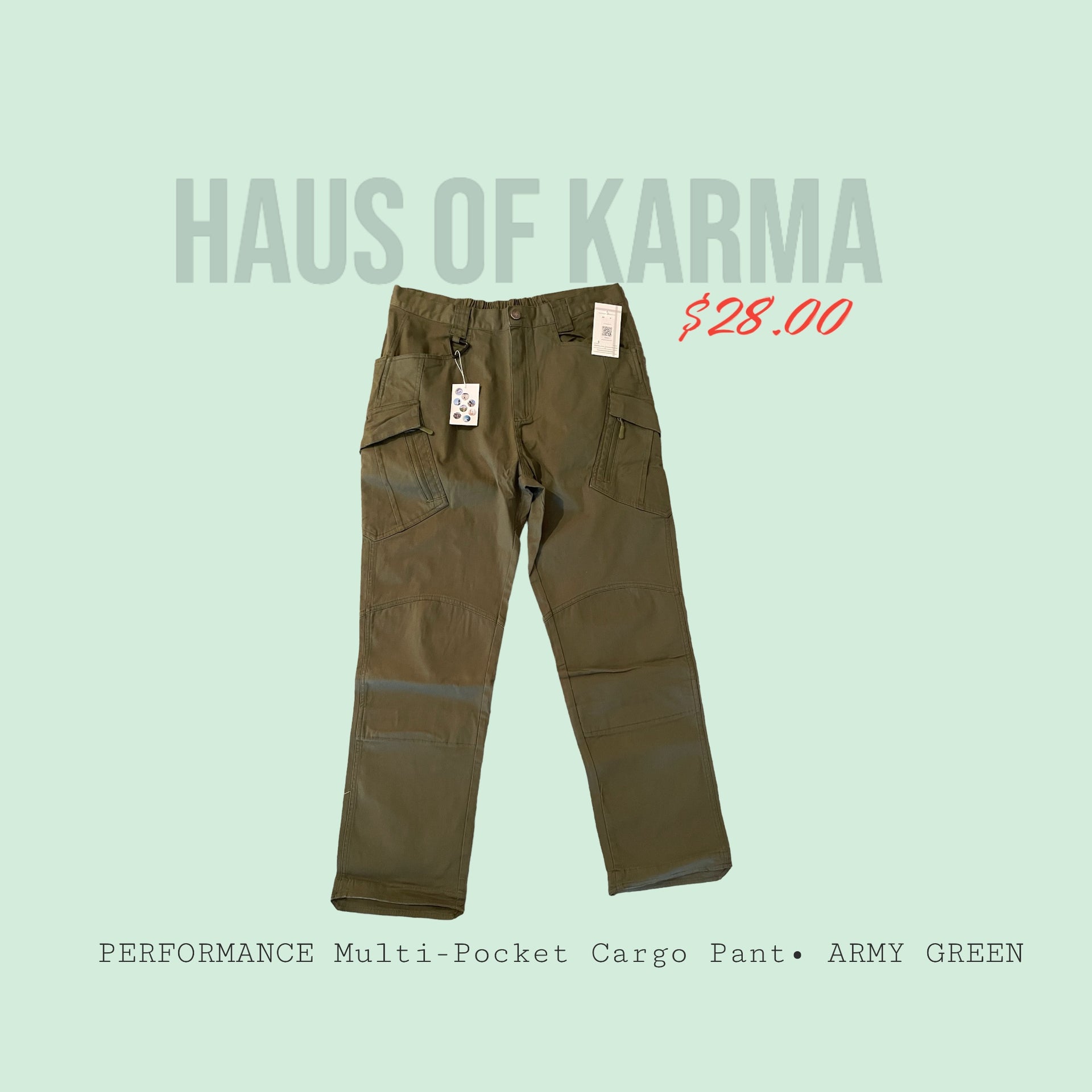 Multi-Pocket Cargo (Army Green) – Warehaus